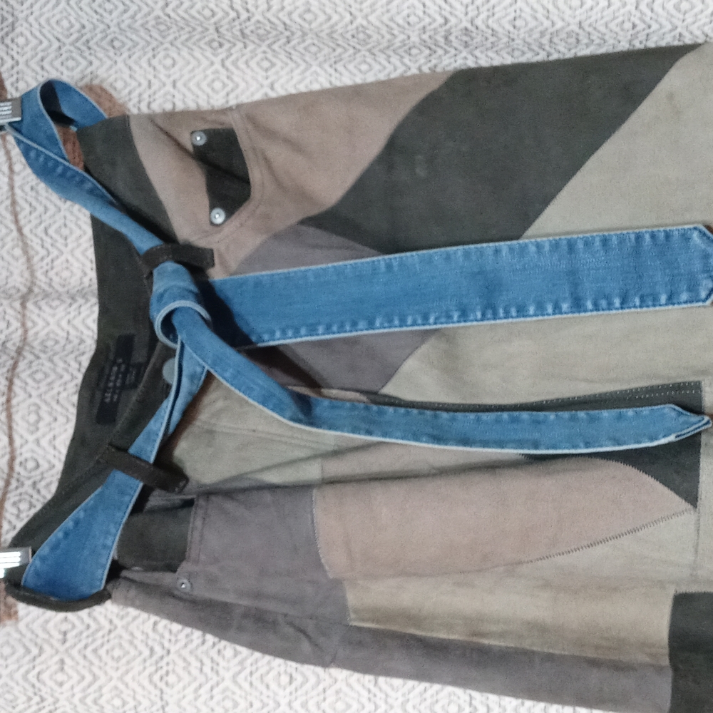 All Saints Patchwork Suede Skirt 4 - image 1